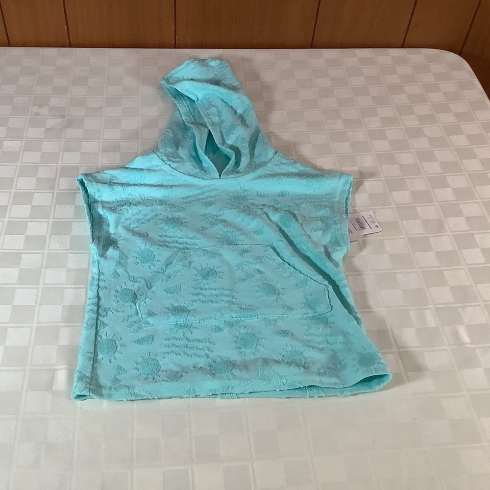 Wonder Nation Kids Swim Coverup - Light Blue